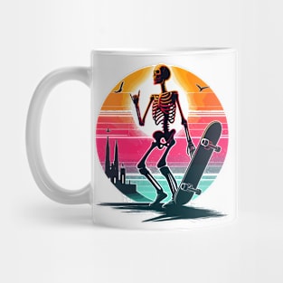 Skeleton Skater Mug